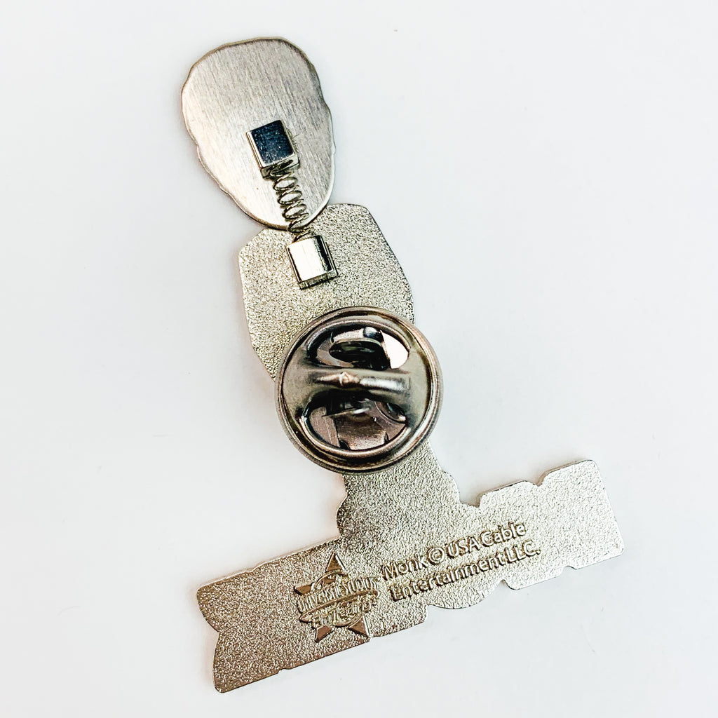 Monk Bobblehead Mr Adrian Monk Lapel Pin