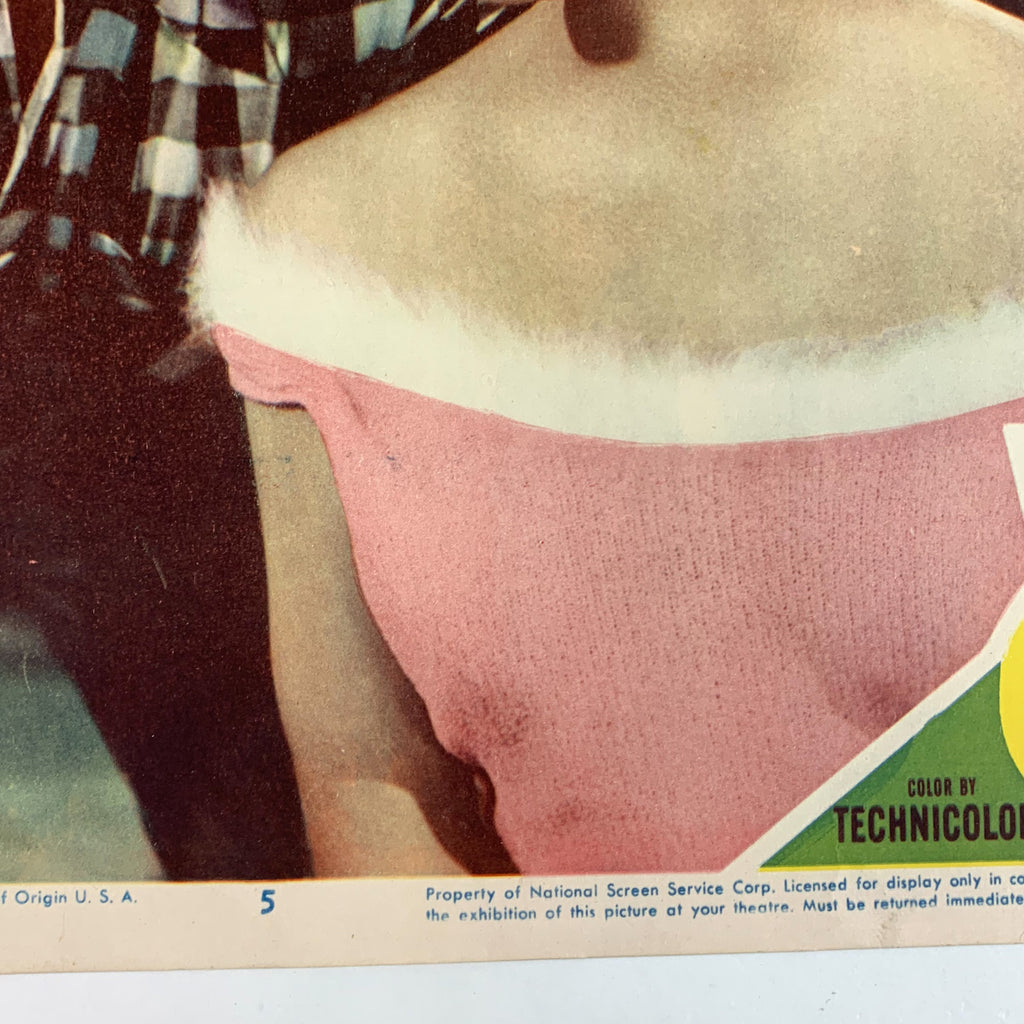 Duchess of Idaho Esther Williams 1950 #5 Color By Technicolor Lobby Card