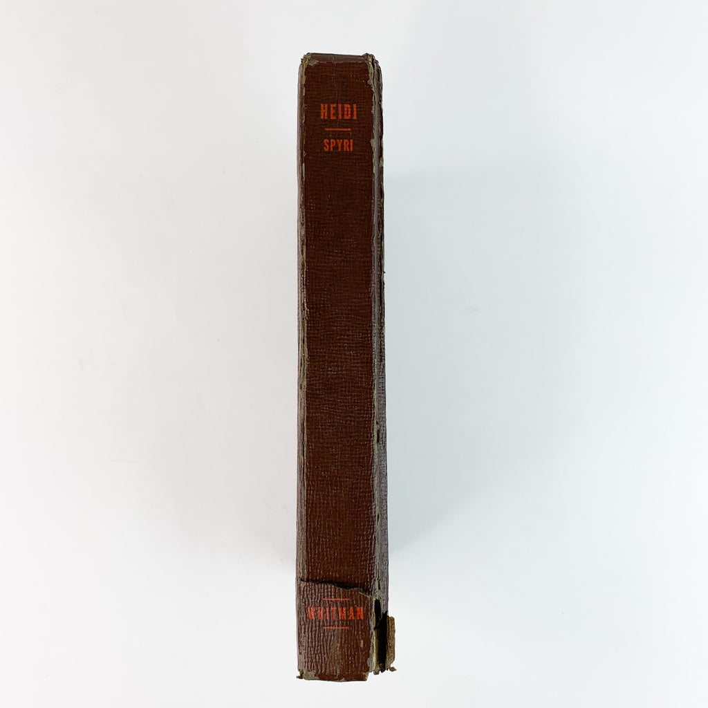 Heidi By Johanna Spyri Hardcover Antique Book 1944