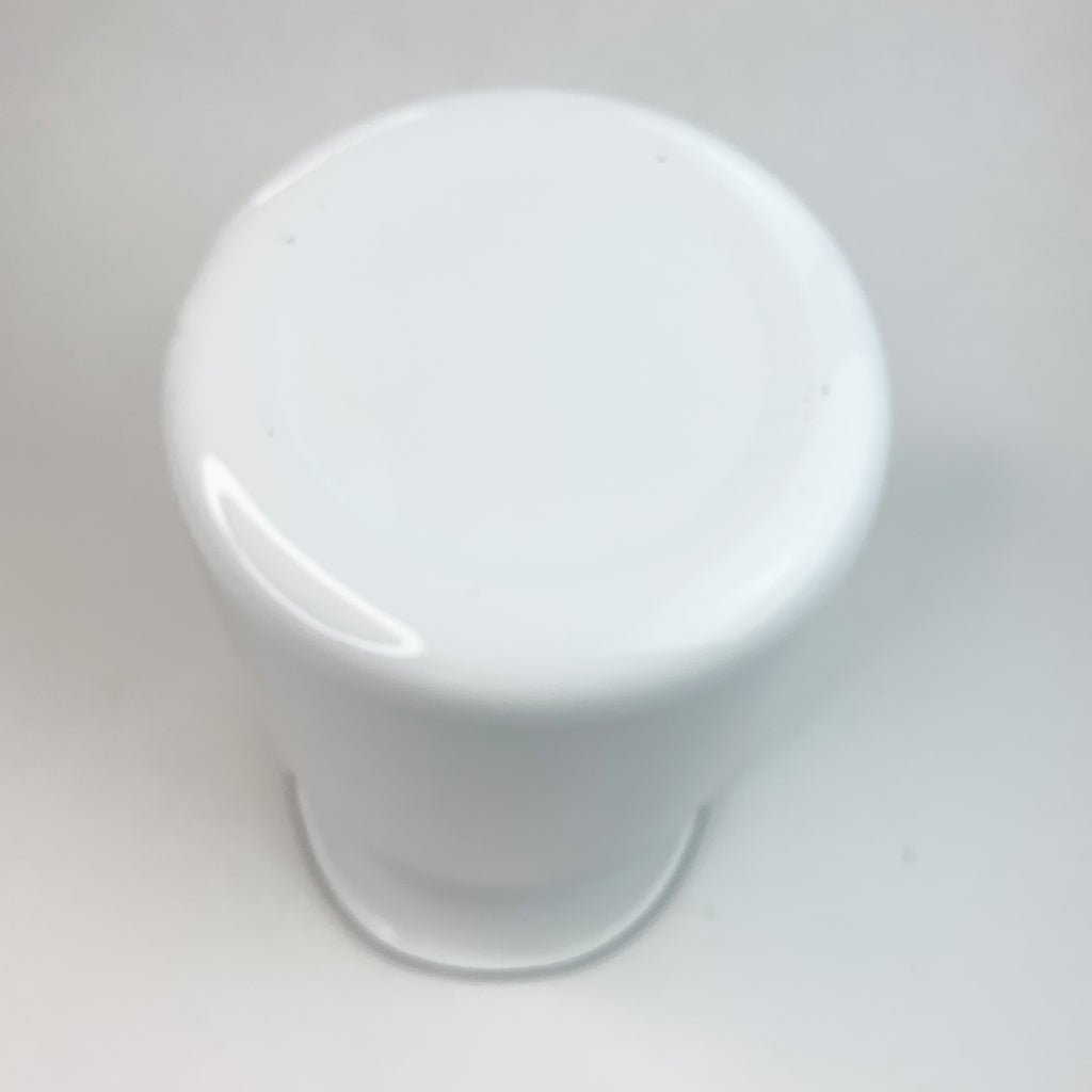 US Quality White And Black Trim Enameled Ware 4 qt. Pitcher. US Stamping Co