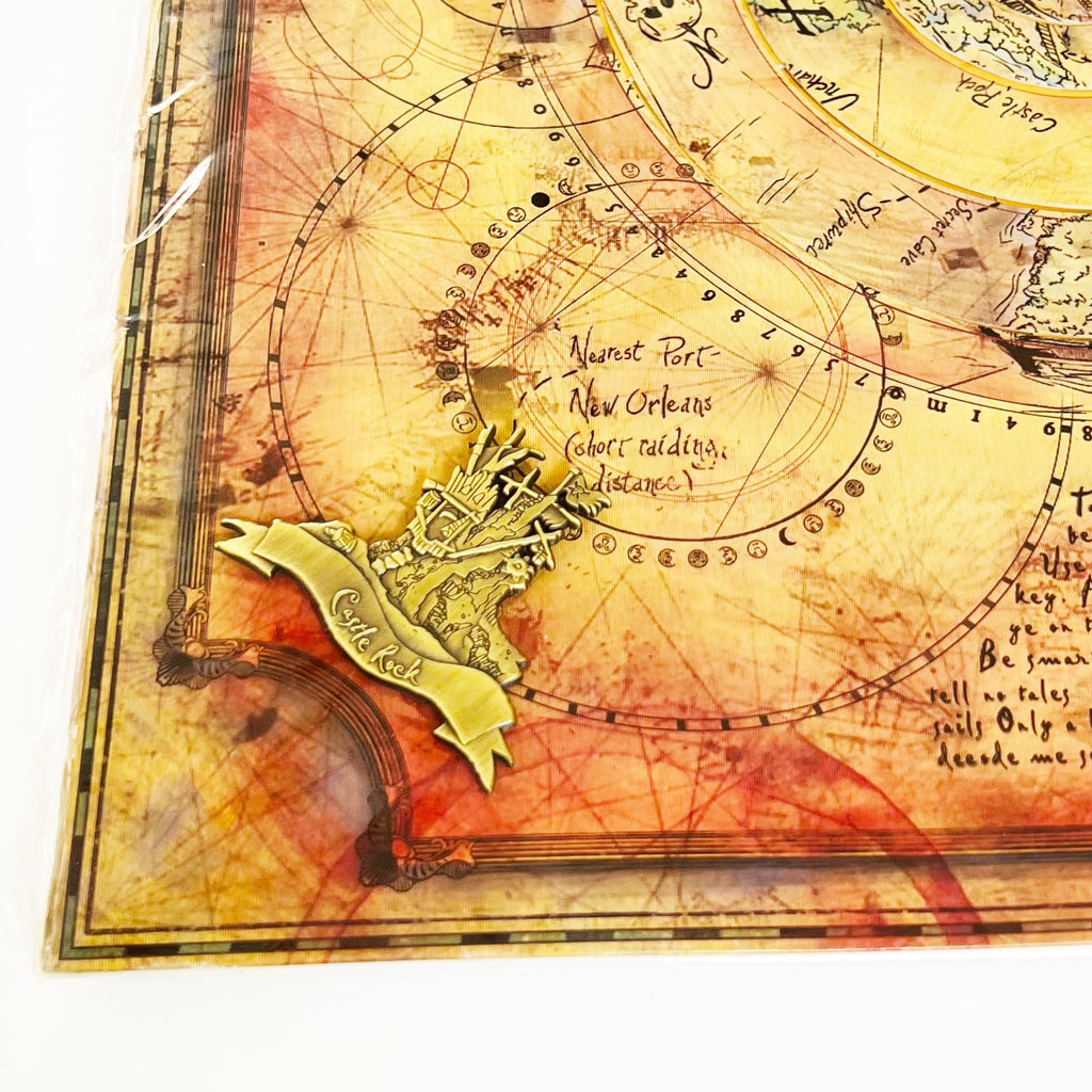 Disney Mickeys Pin Odyssey Pirates of the Caribbean Pin And Decoder Set Map
