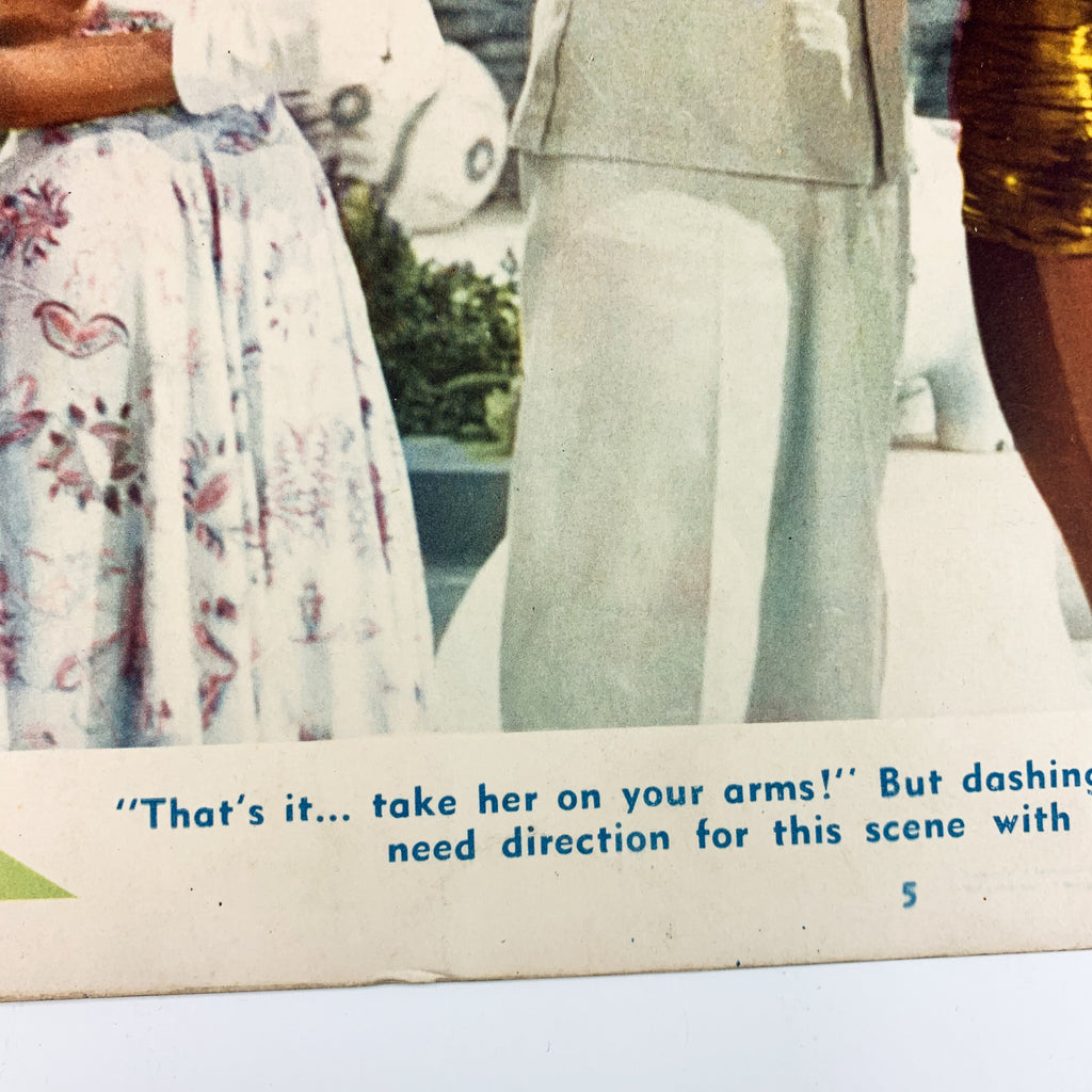 Vtg On An Island With You Technicolor Esther Williams Peter Lawford Lobby Card