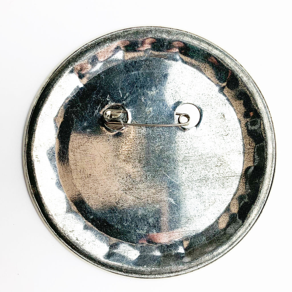 Vintage Kiss Me I'm Irish Hong Kong Holiday Pinback Button Pin