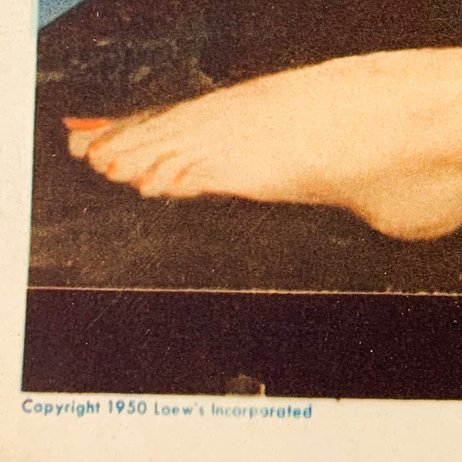 1950 Pagan Love Song MGM Technicolor Esther Willians Howard Keel Lobby Card #1