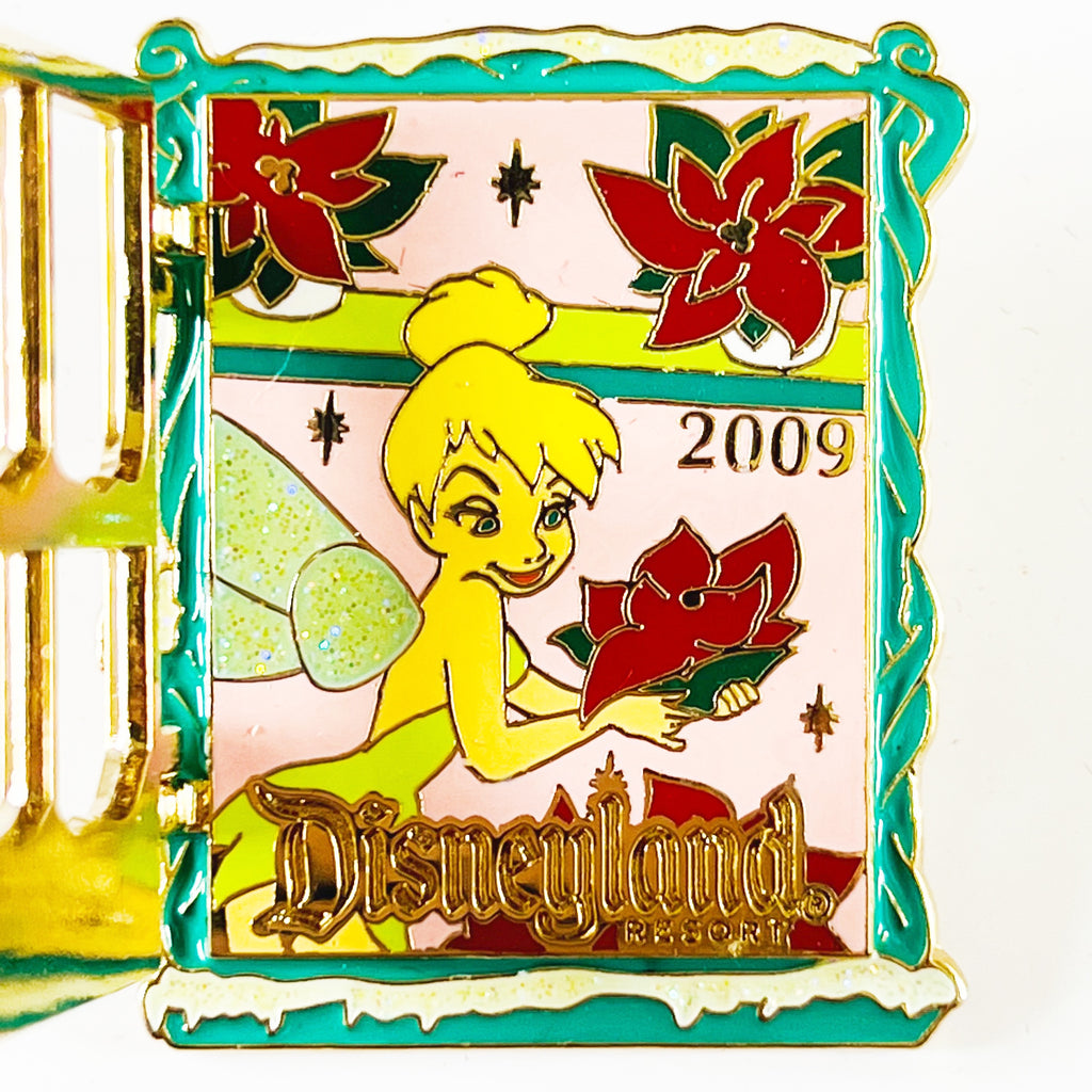 Disney Happy Holidays Tinker Bell 2009 Frosted Windows Hinge LE 2000 Pin