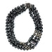 Vintage Triple Strand Italy Made Beaded Necklace