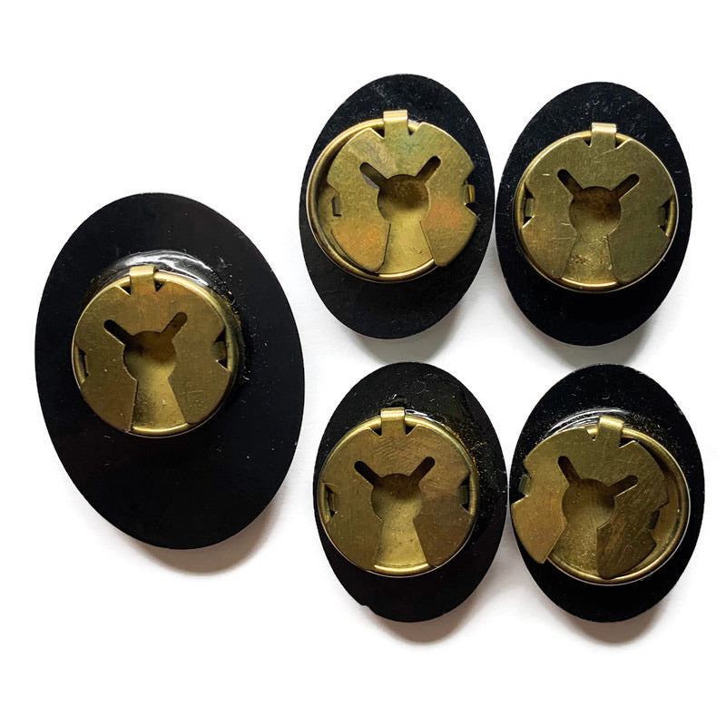 Vintage Cameo Jewelry Button Covers