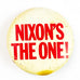 Vintage Nixon’s The One Presidential Campaign Pin Button