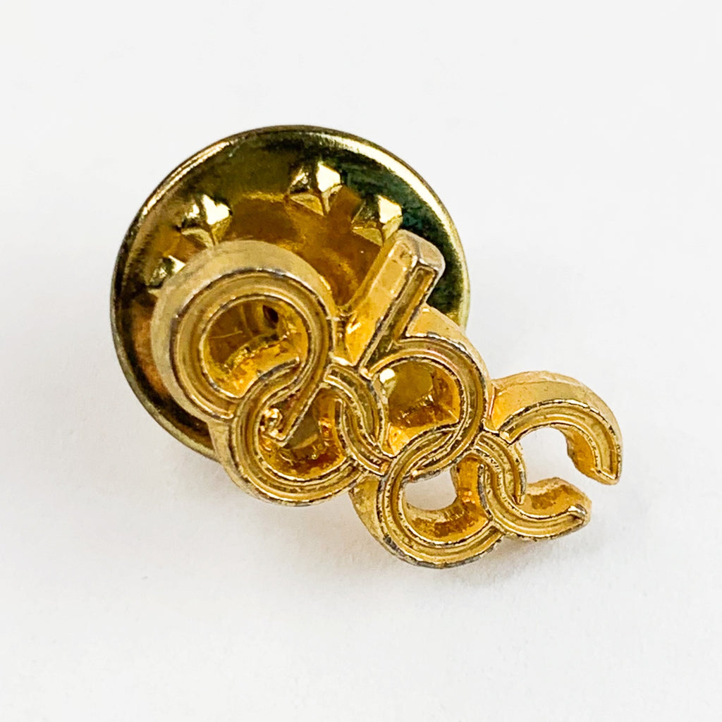 Vintage ABC Media Press Gold Tone Lapel Pin