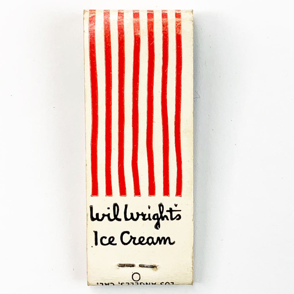 Vintage Wil Wright’s Ice Cream Beverly Hills Matches