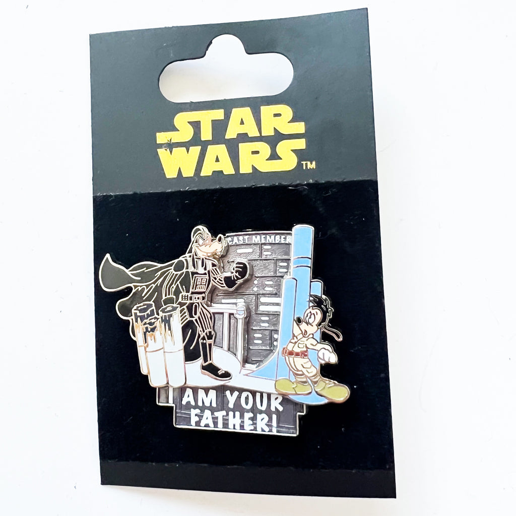 Disney Cast Exclusive Star Wars I AM Your Father Goofy & Max LE Pin