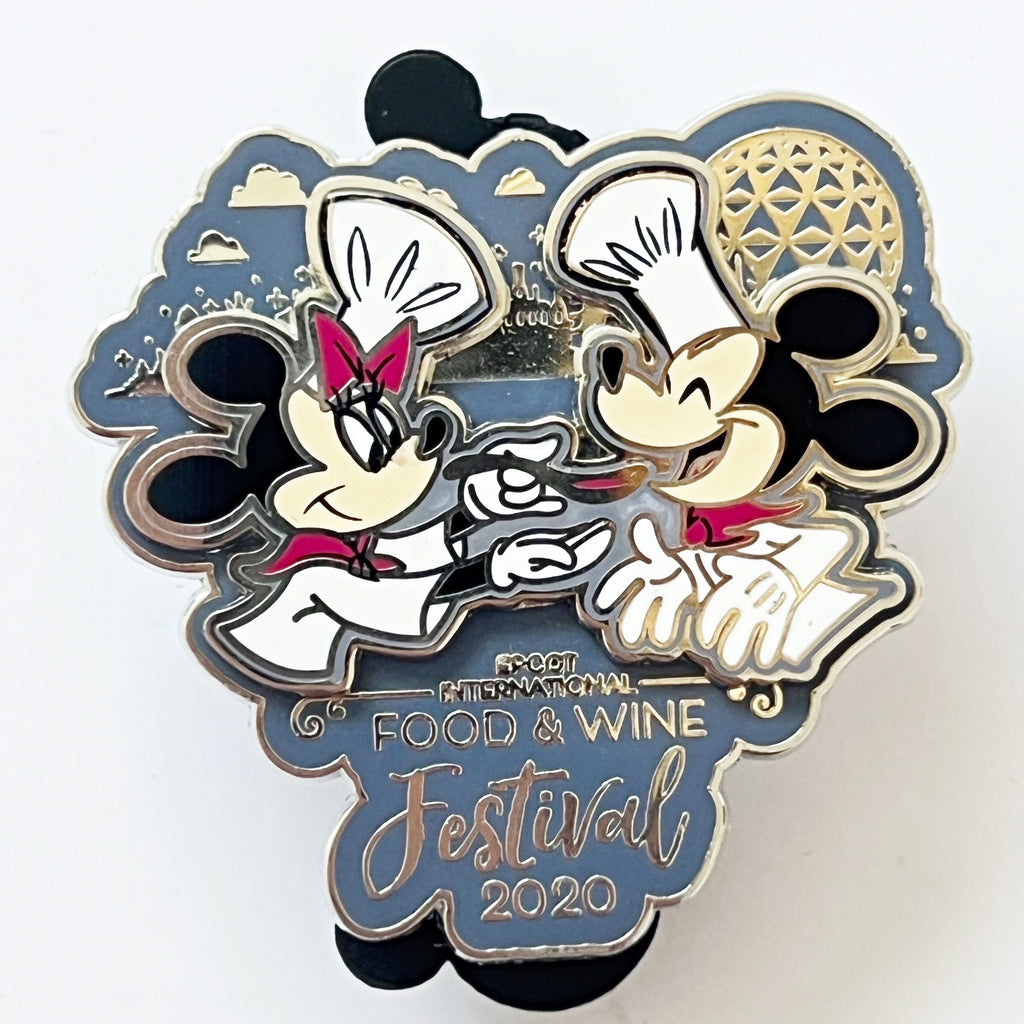 Disney Parks Epcot Food & Wine Festival Chef Mickey & Chef Minnie 2020 LR Pin