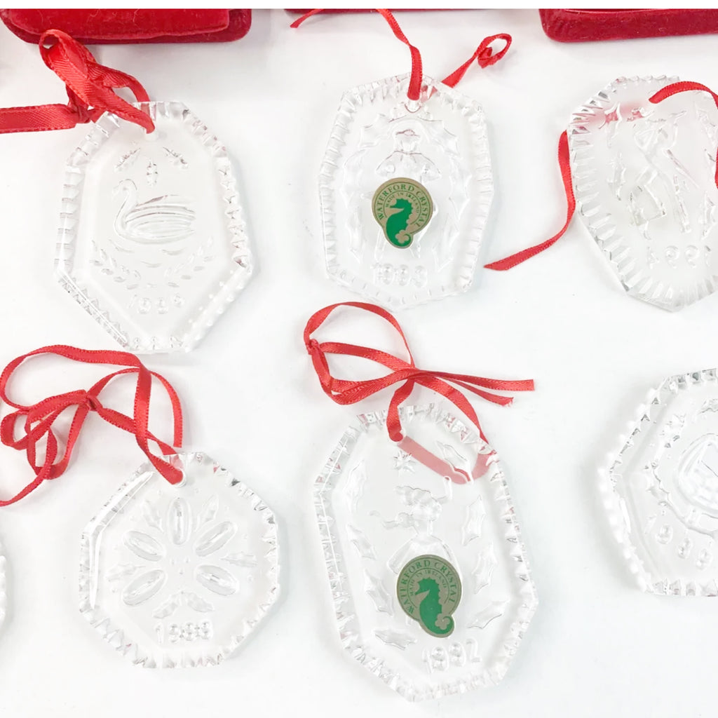 Waterford Crystal Ornaments 12 Days of Christmas