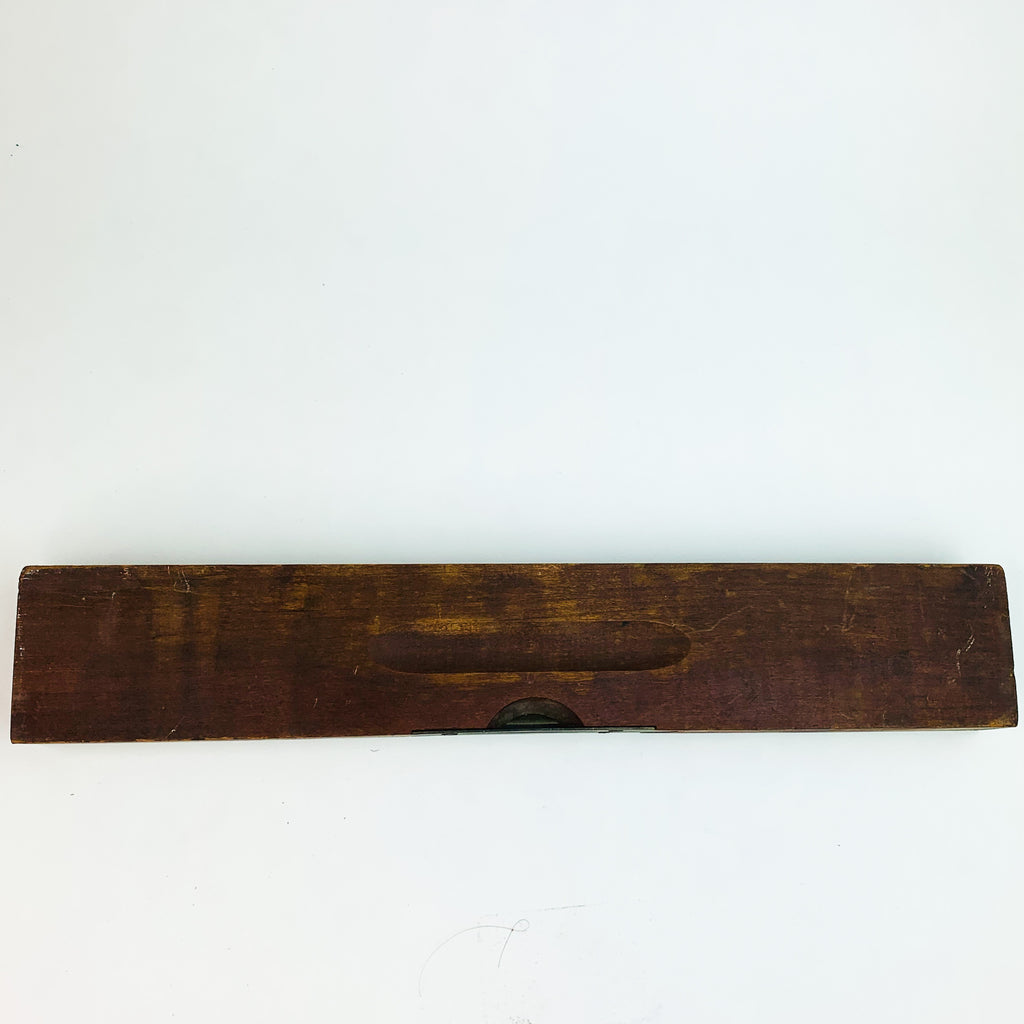 Antique / Vintage Level Wood & Brass Level Tool