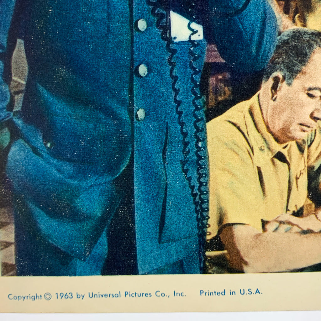 1963 A Gathering Of Eagles Rock Hudson Movie Lobby Card