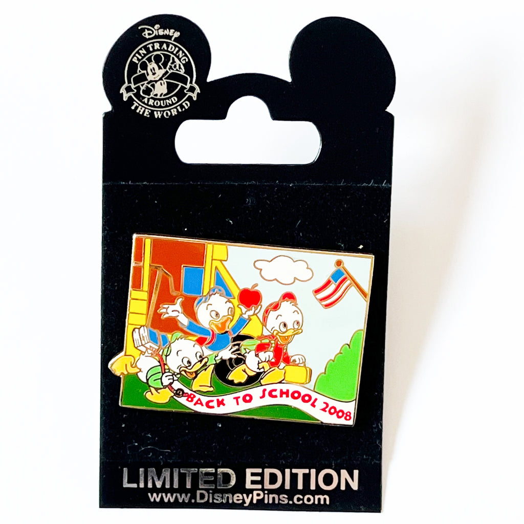 Disney Back To School 2008 Huey Dewey Louie LE 1500 Pin