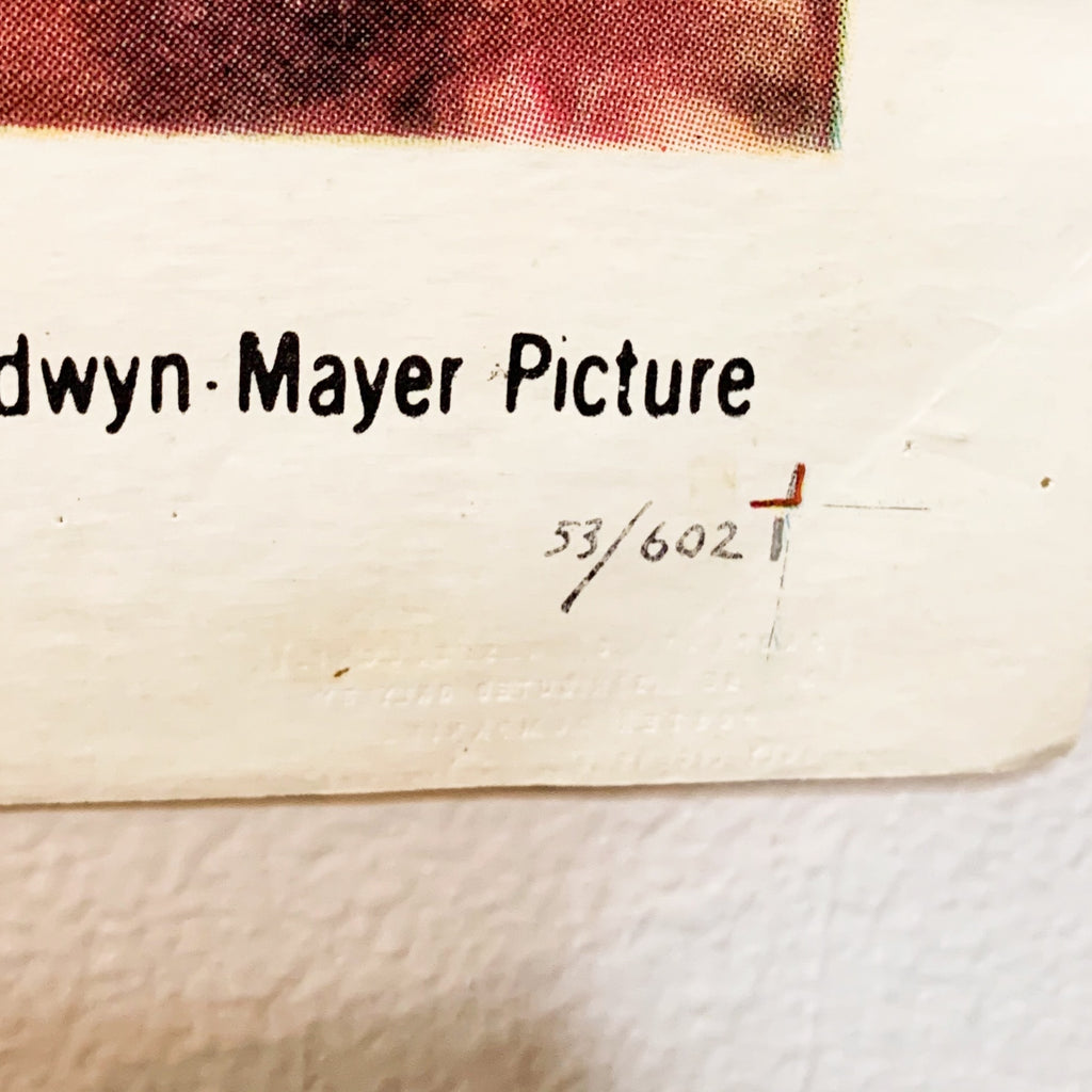 Easy To Love 1950 Esther Willams MGM Technicolor Musical Litho Movie Poster