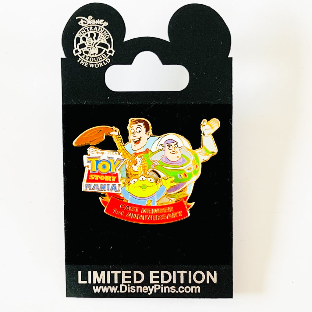 Disney Toy Story Mania Cast Member 1st Anniversary Little Green Man LE Pin