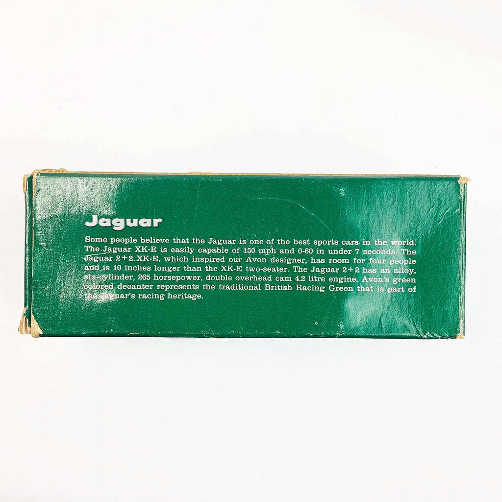 Vintage Avon Jaguar Car Decanter