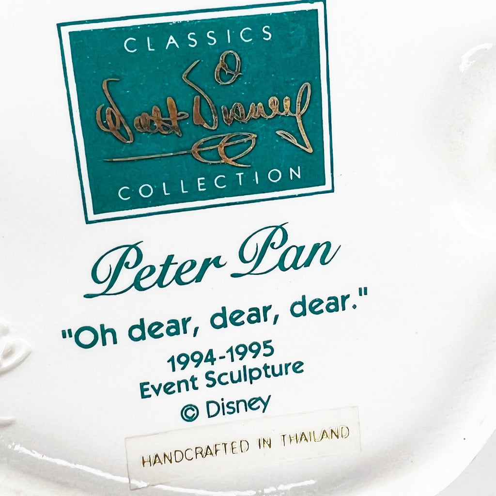 Walt Disney Classics Collection 1994-1995 Mr. Smee “Oh Dear, Dear, Dear.” Figurine- WDCC Peter Pan Series Figurine