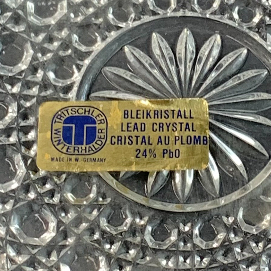 Vintage Tritschler Winterhalder Bleikristall Dish