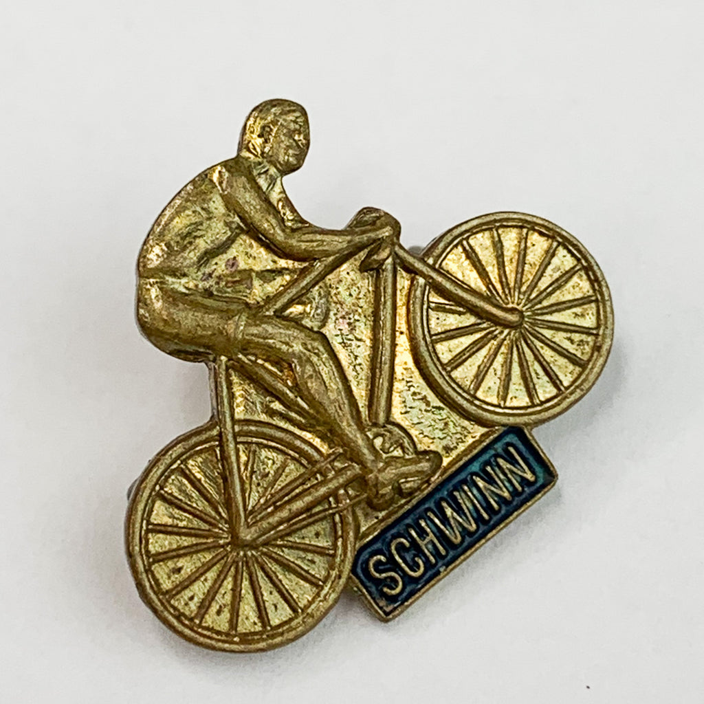 Vintage Schwinn Bicycle Promotional Bike Advertising Pinback Pin