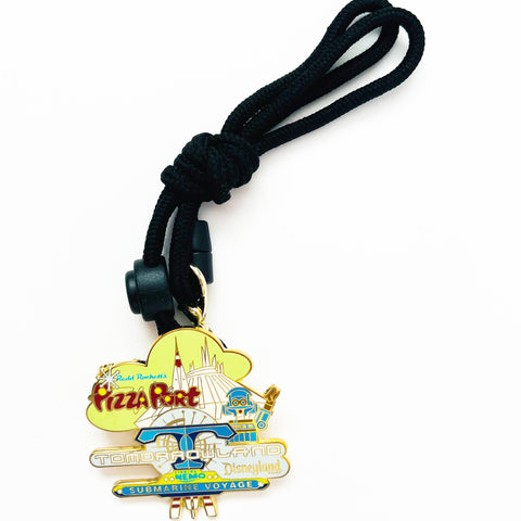 Disney Pizza Port Lanyard Tomorrowland Submarine Cast Exclusive Limited Edition 500