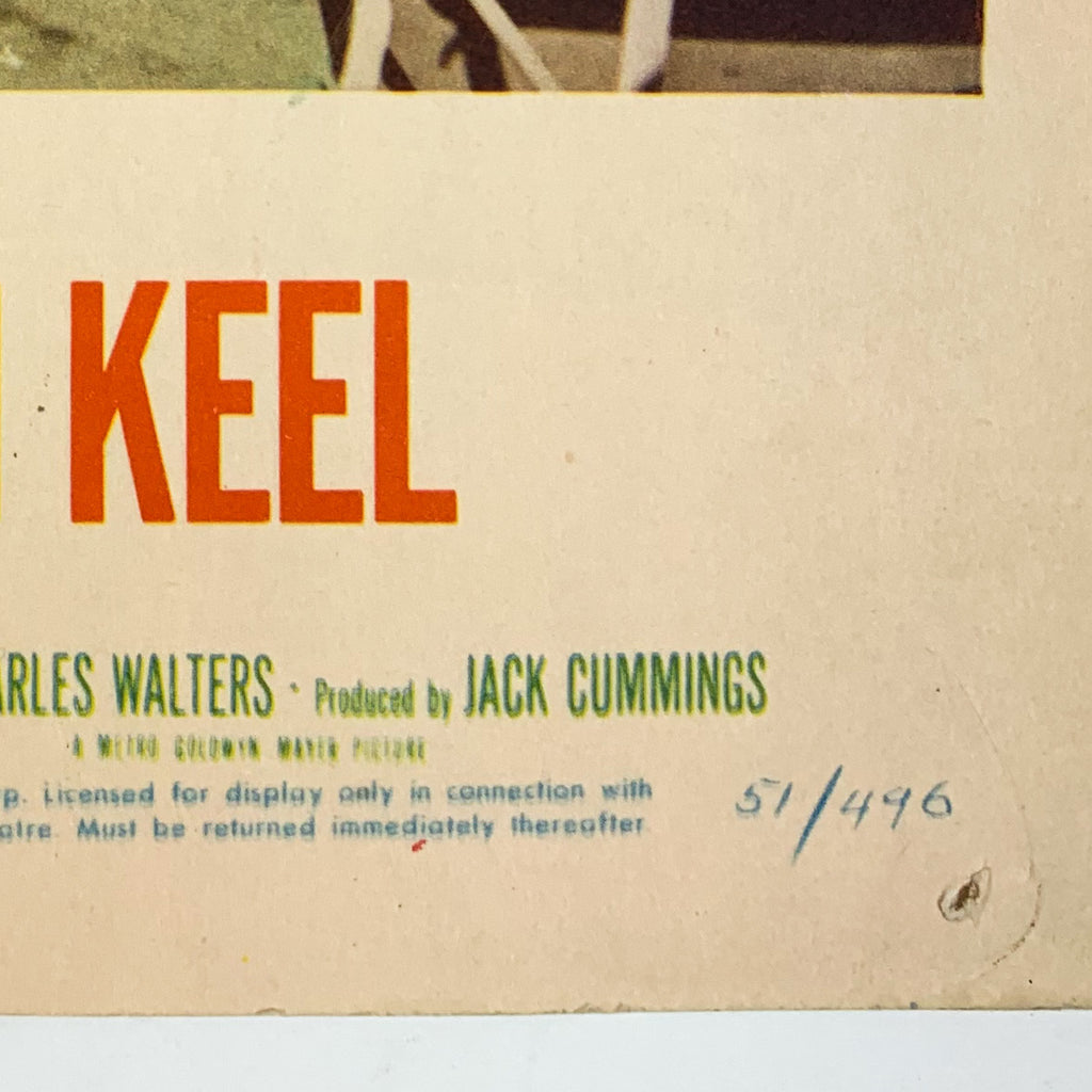 Texas Carnival 1951 MGM Musicals Esther Williams Red Skelton Lobby Card