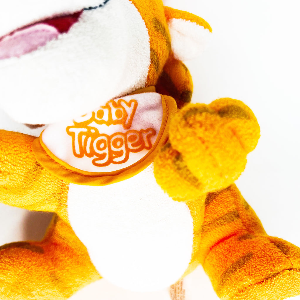Walt Disney World BABY Tigger 8" Terry Cloth Stuffed Beanbag Plush