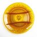 Vintage Amber Indiana Tiera Divided Plate Platter Tray