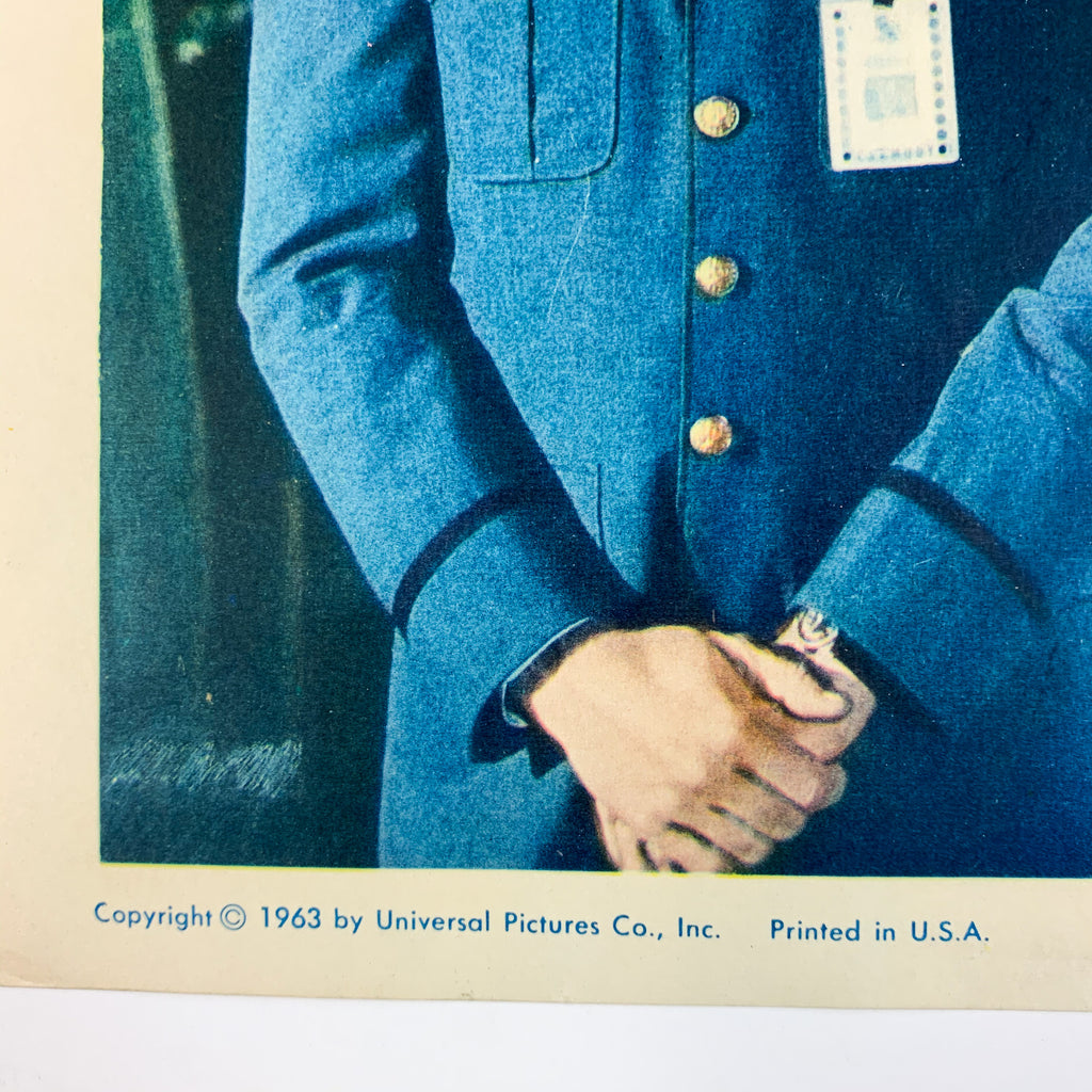 1963 A Gathering Of Eagles Rock Hudson Movie Lobby Card