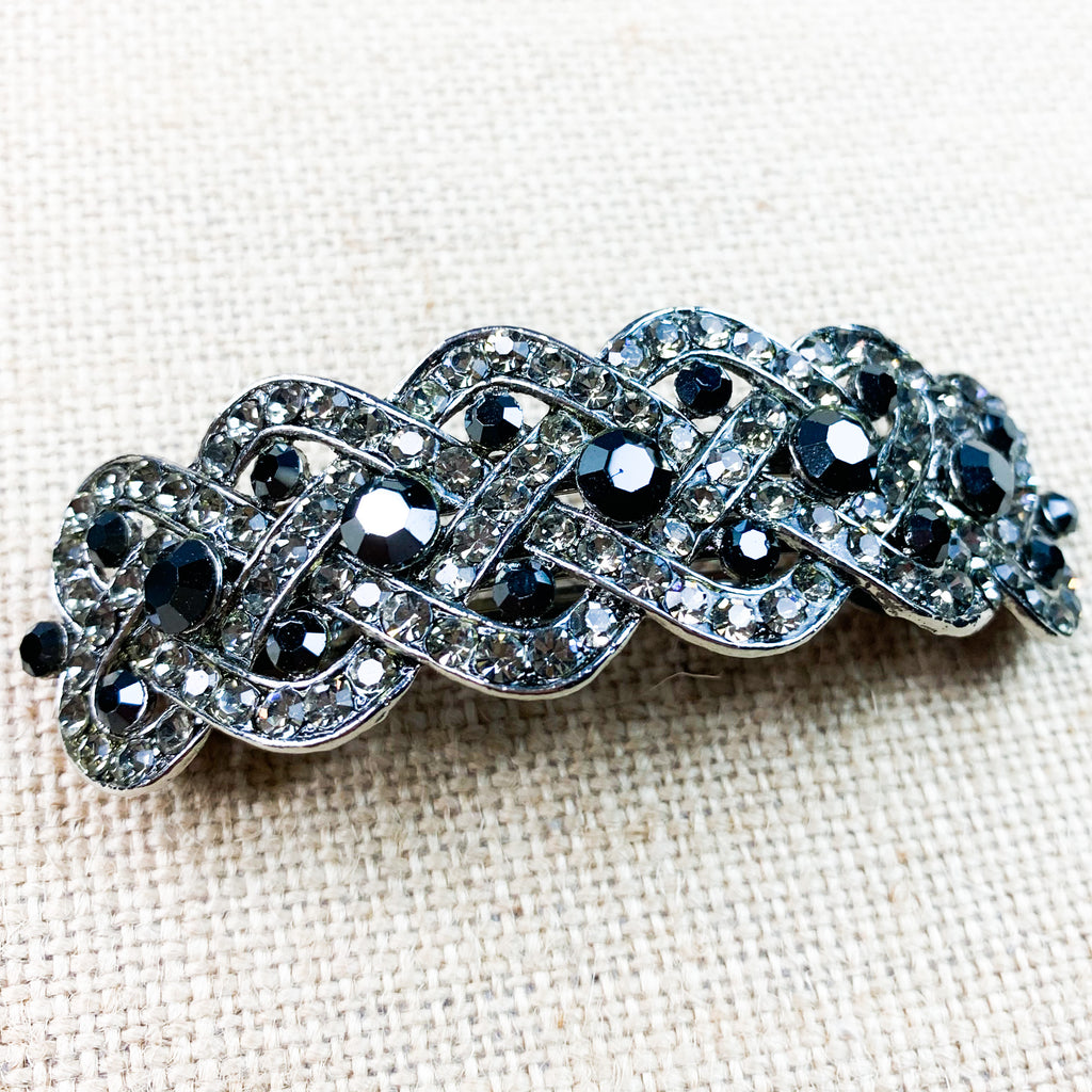Vintage Cara Clip Paris Rhinestone Barrette