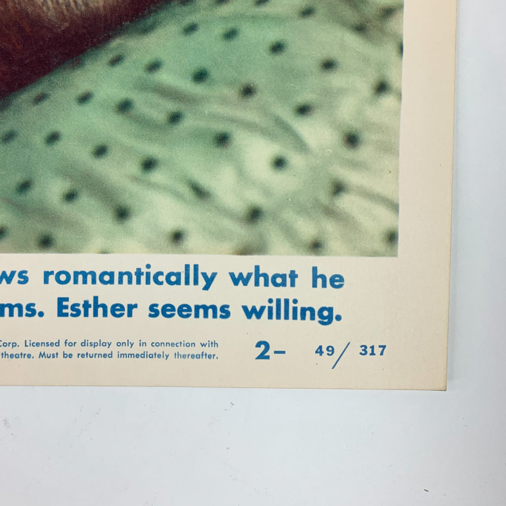 Neptune's Daughter 1949 MGM Esther Williams Red Skelton #2 Lobby Card