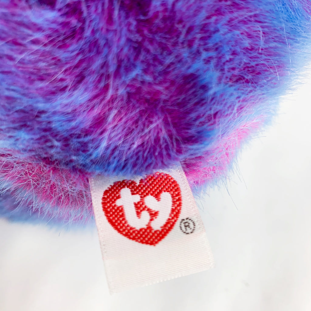 Vintage Ty 1999 Purple Pink Bear Purplebeary Plush