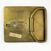 Vintage Modern Urban Cowboy Brass Wood Belt Buckle