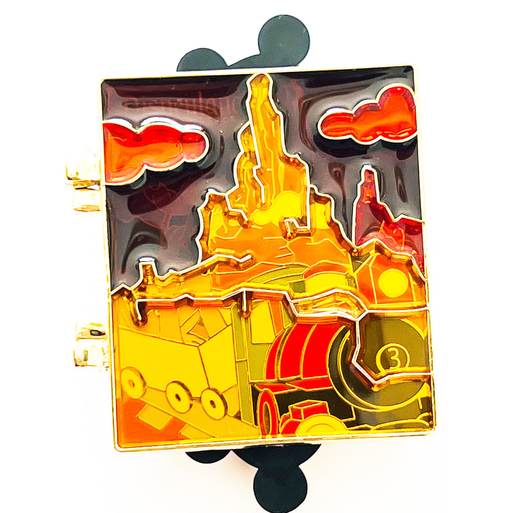 Disney DLR Big Thunder Mountain and Pluto Cast Attraction Hinge LE 750 Pin