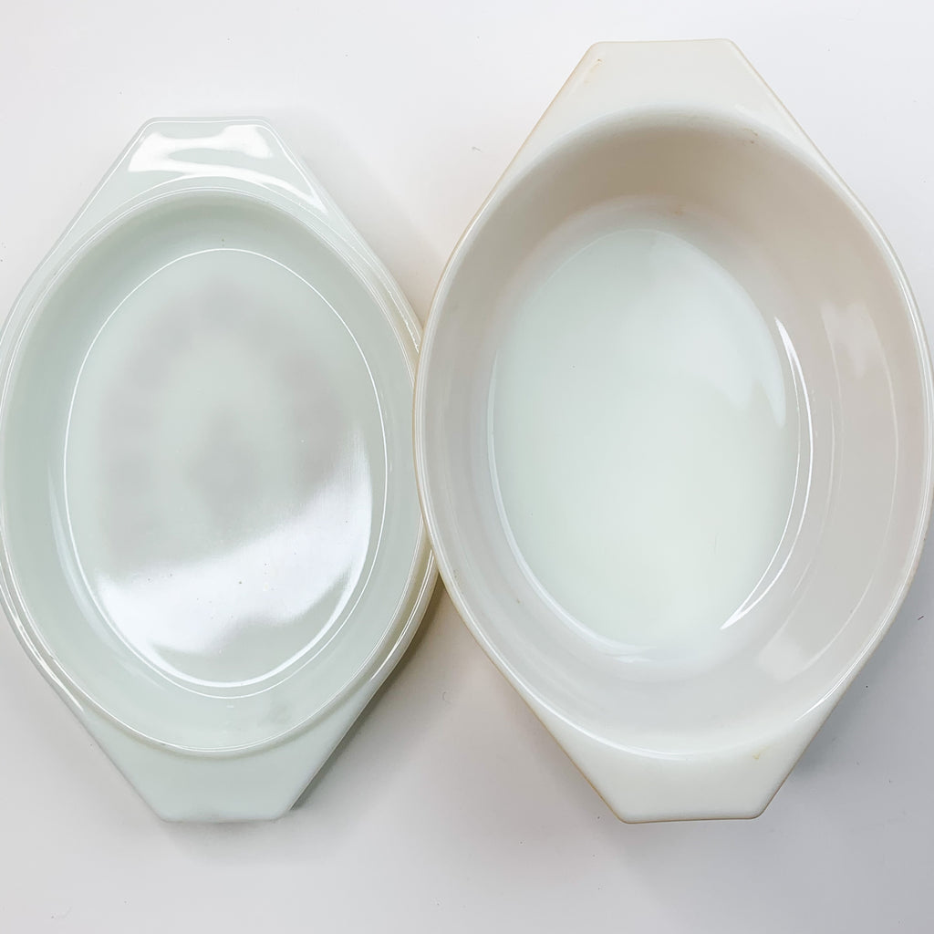 Vintage Pyrex Butterfly Gold Dish