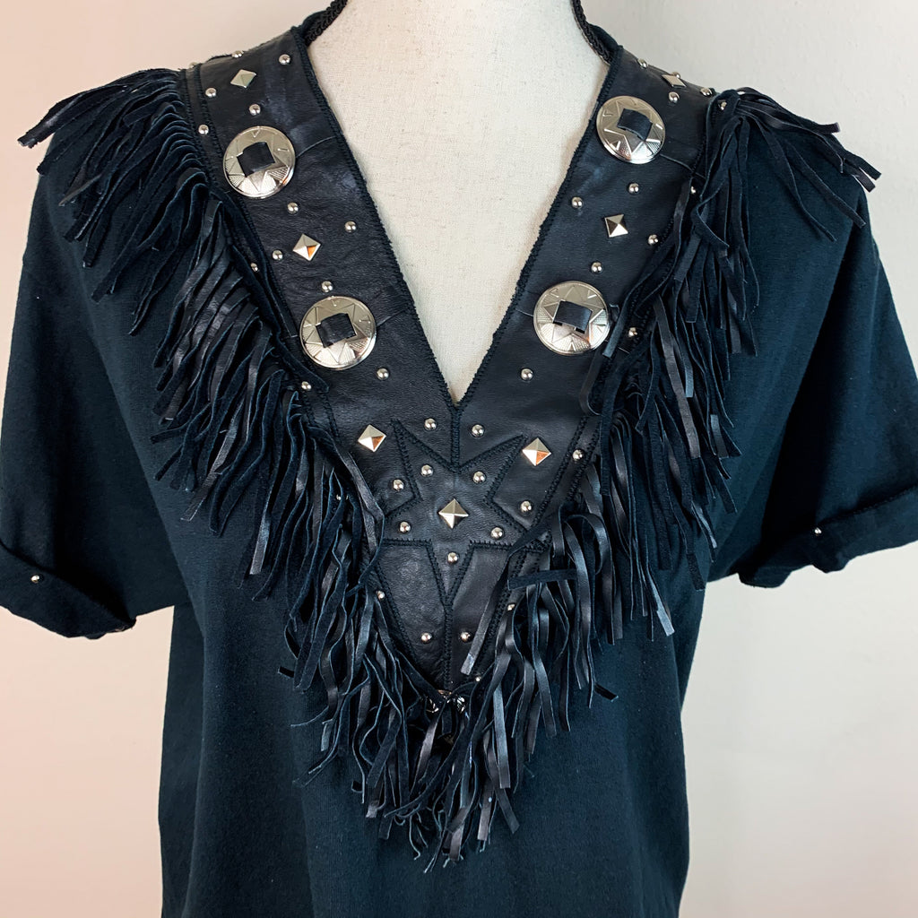 Vintage Rare Xperiance Tony Ward Fringe Top