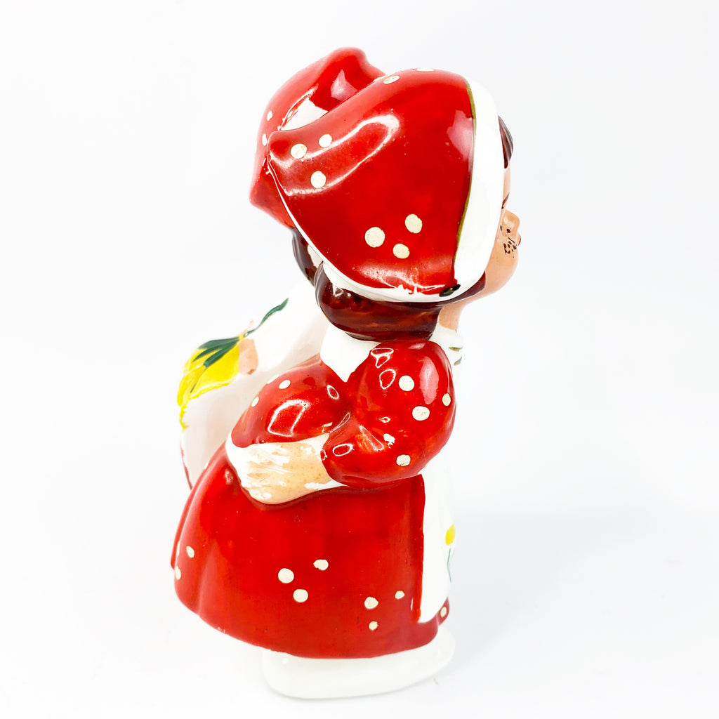 Vintage Wales Japan Boy Girl Ceramic Bookends