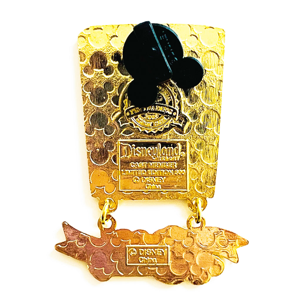 Disneyland Line DLR Celebrating 40 Years of the Line 40th Anniversary Dangle Pin