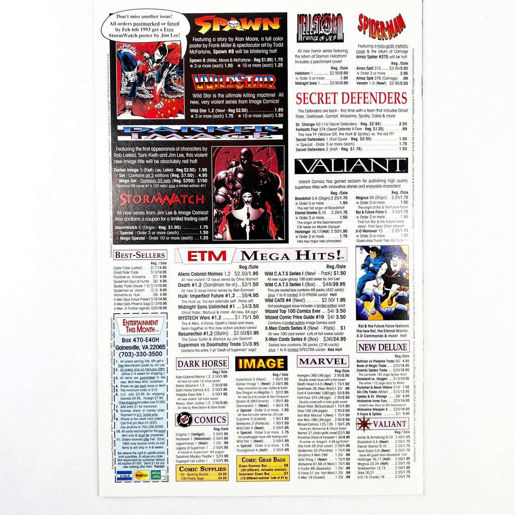 WildC.A.T.S Covert Action Teams #3 (1993) Comic Book