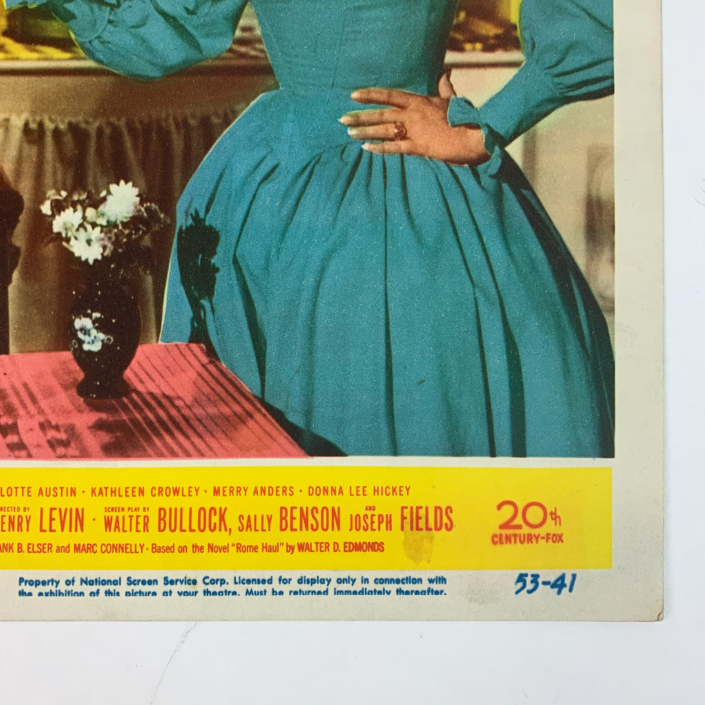 The Farmer Takes A Wife Original 11X14 Betty Grable Dale Robertson Lobby Card