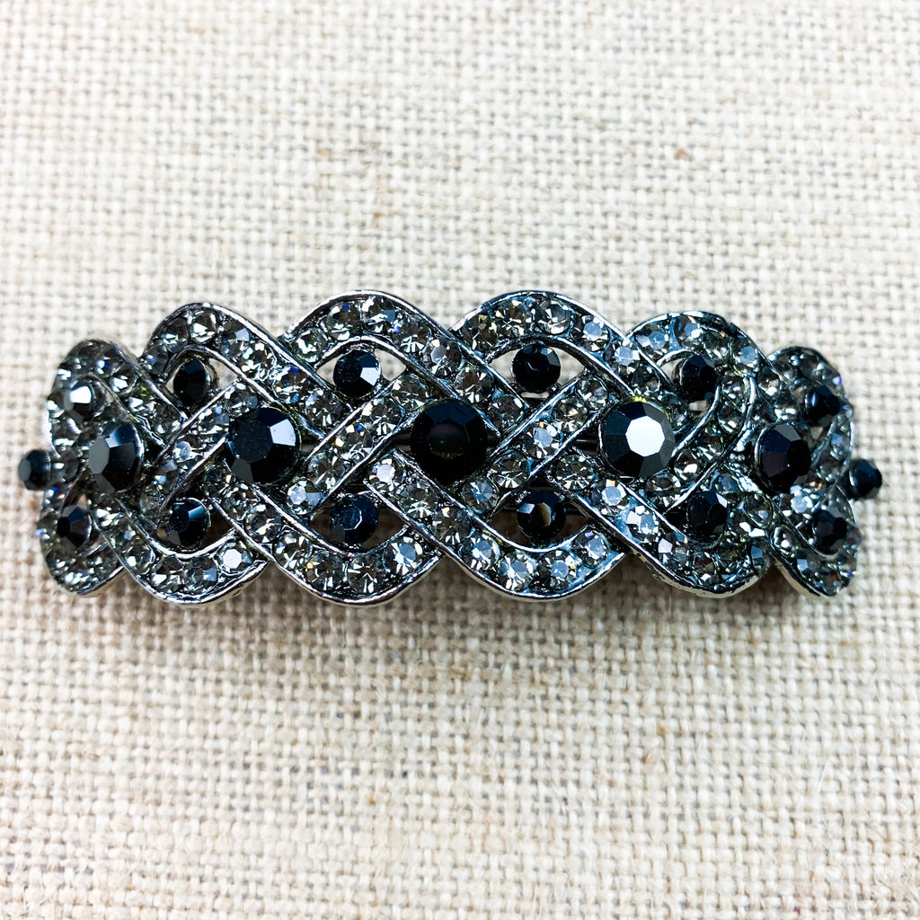 Vintage Cara Clip Paris Rhinestone Barrette