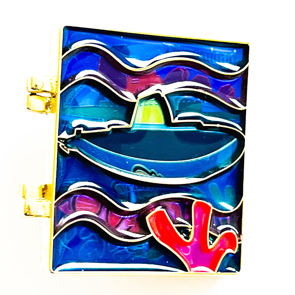 Disney Cast Exclusive Stained Glass Attraction Finding Nemo Submarine LE 750 Pin