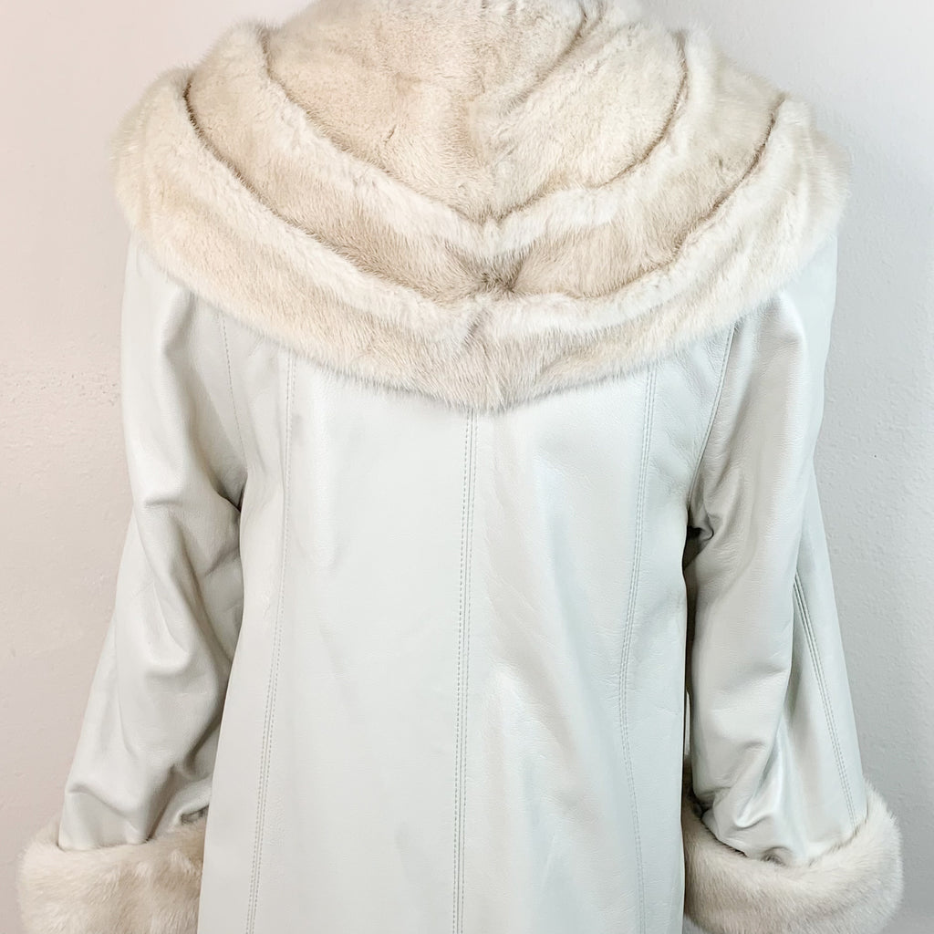 CHOSEN Couture Collection Fur Leather Coat Jacket