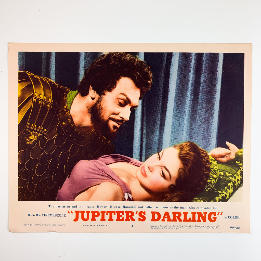 Jupiter's Darling 1955 MGM Cinemascope Esther Williams Howard Keel Lobby Card