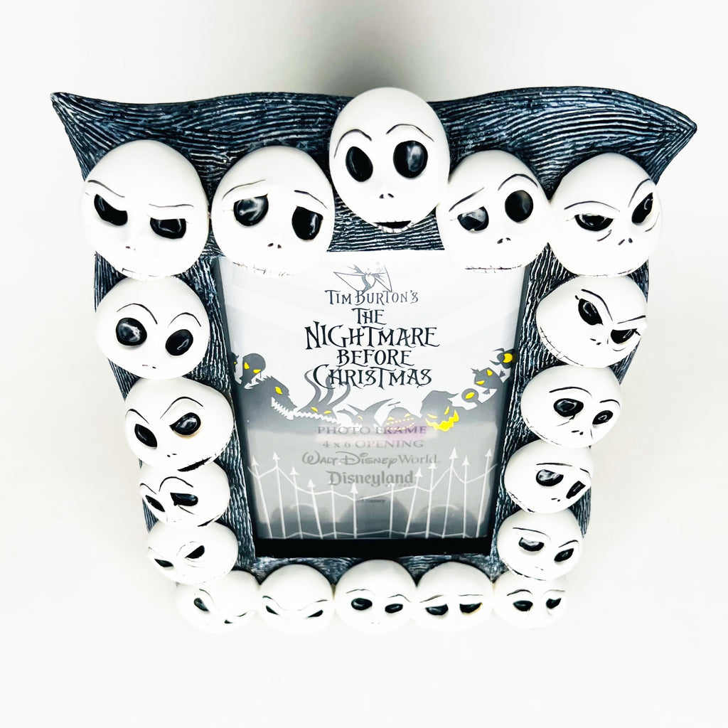 DISNEY Tim Burton The Nightmare Before Christmas Jack Skeleton Face 4x6" Frame