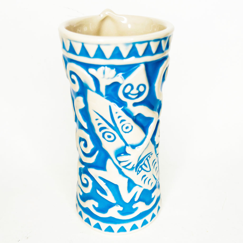 Disneyland Trader Sam's Enchanted Tiki Bar Tangaroa Cooler Tiki 1st Edition Mug