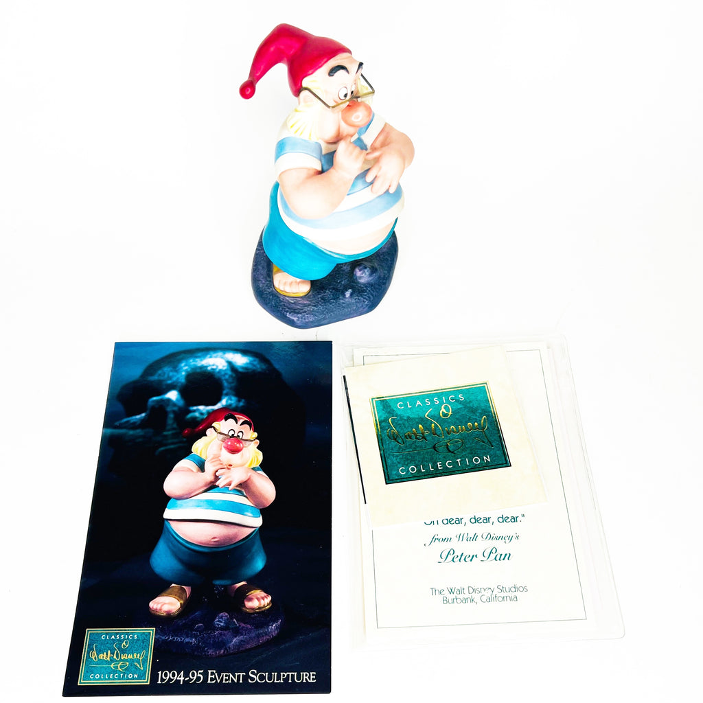 Walt Disney Classics Collection 1994-1995 Mr. Smee “Oh Dear, Dear, Dear.” Figurine- WDCC Peter Pan Series Figurine