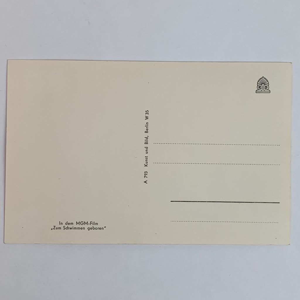 Vintage Esther Williams Movie Actress MGM Photo Postcard Unposted